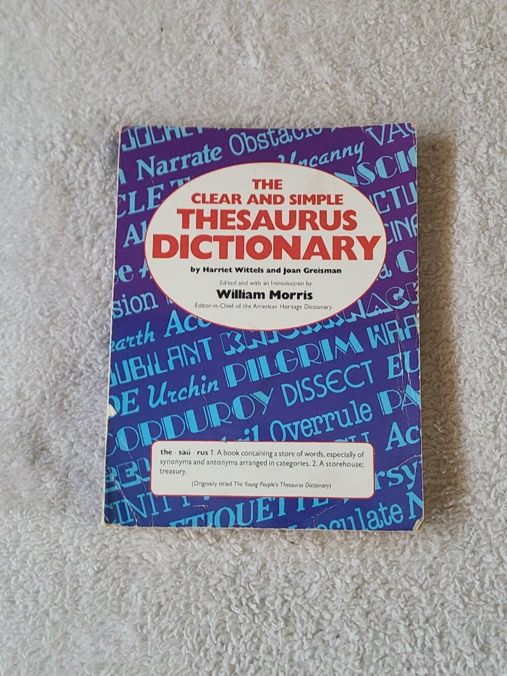 The Clear and Simple Thesaurus Dictionary